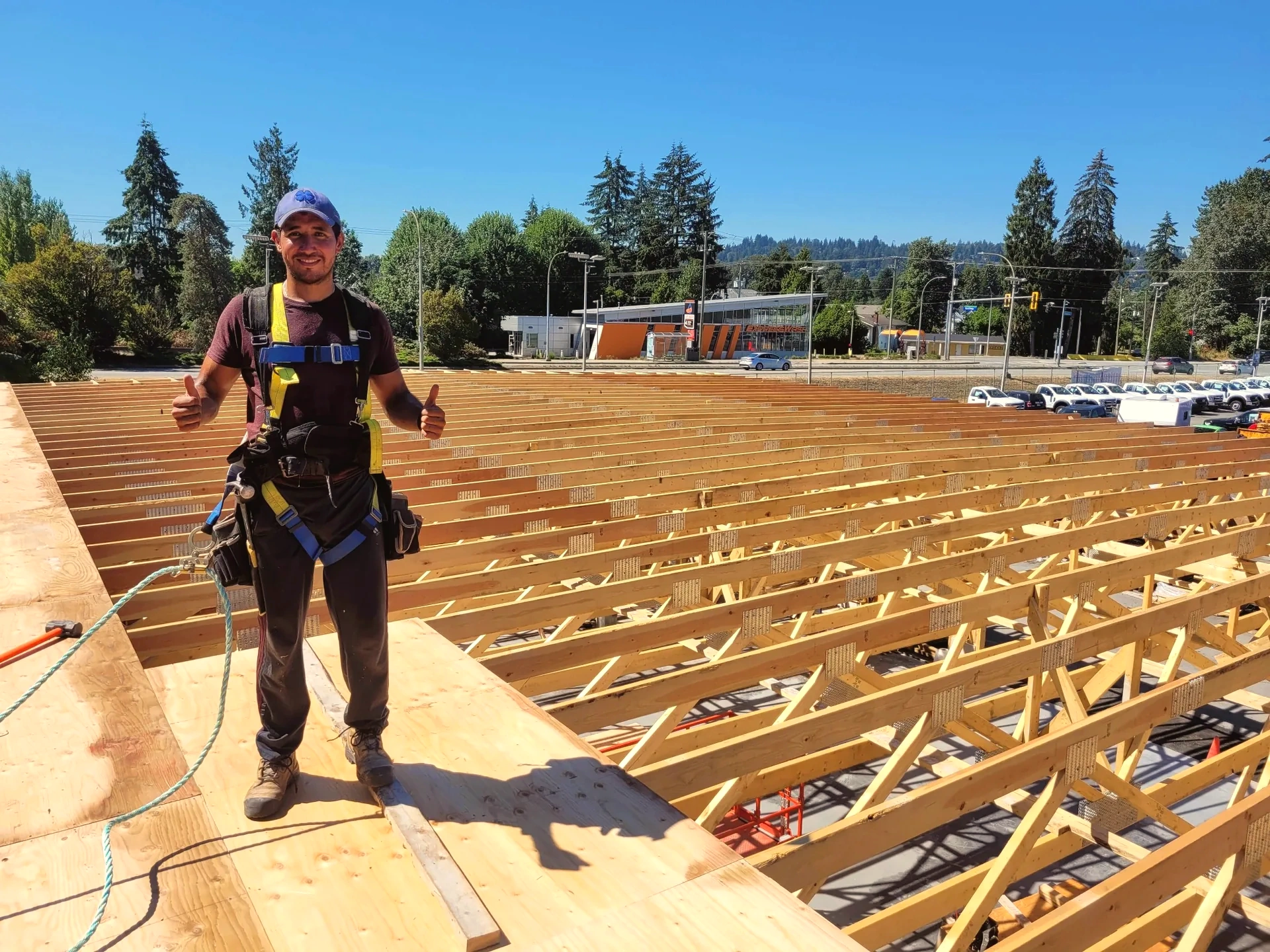 Founder of Saade Building & Renovations on site